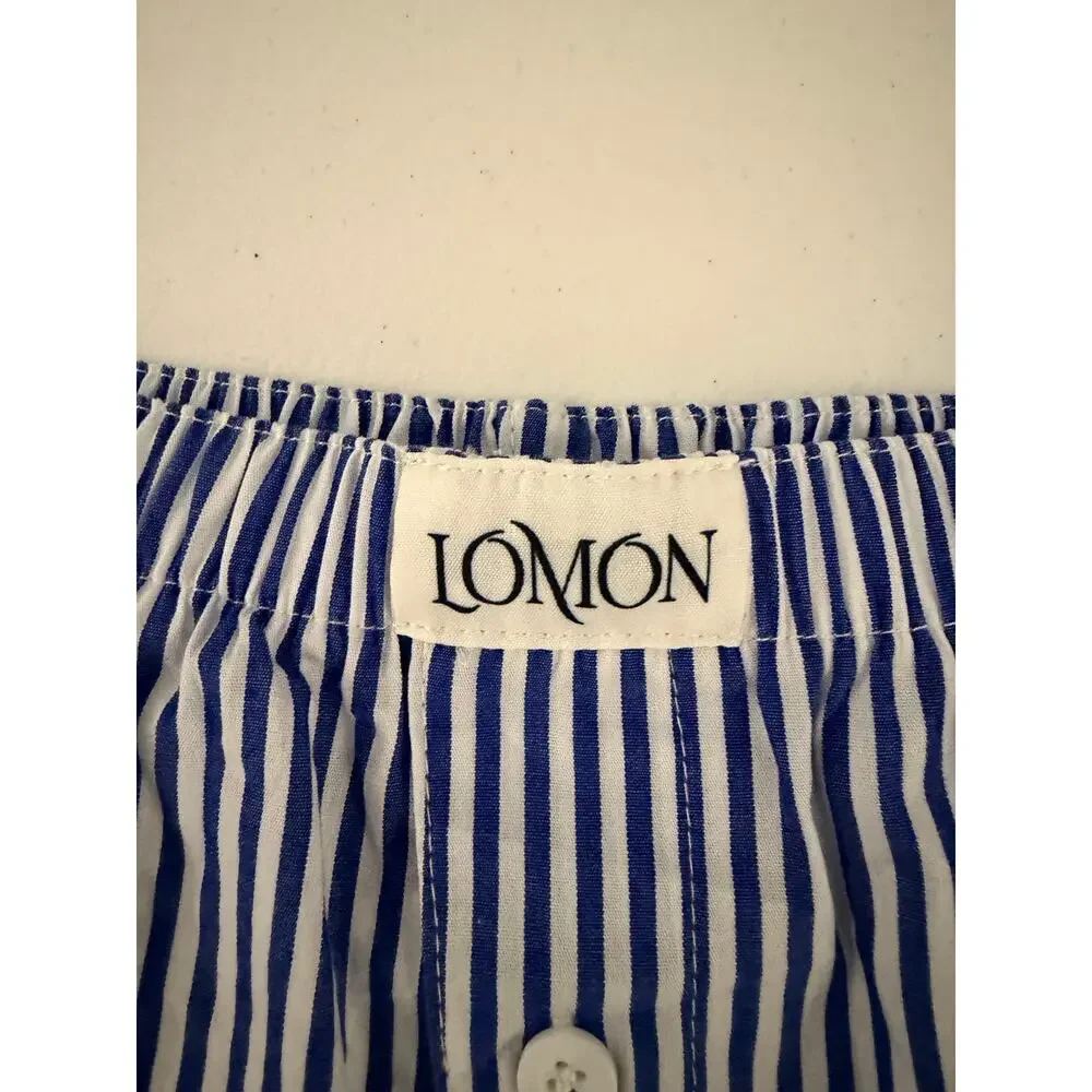 3 for $9 Lomon 100% Cotton Pajama Shorts NWT M - Picture 4 of 6